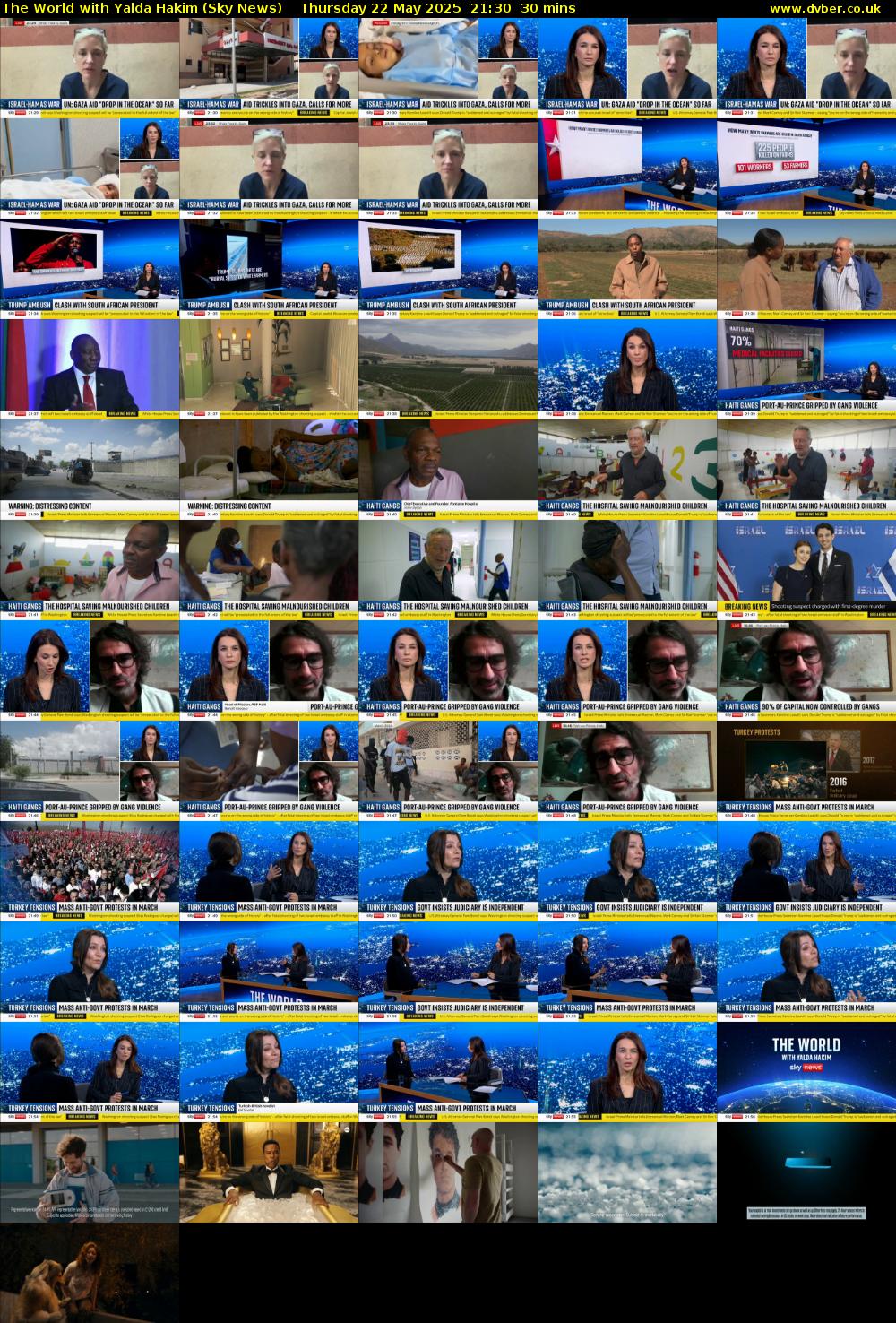 The World with Yalda Hakim (Sky News) Thursday 22 May 2025 21:30 - 22:00