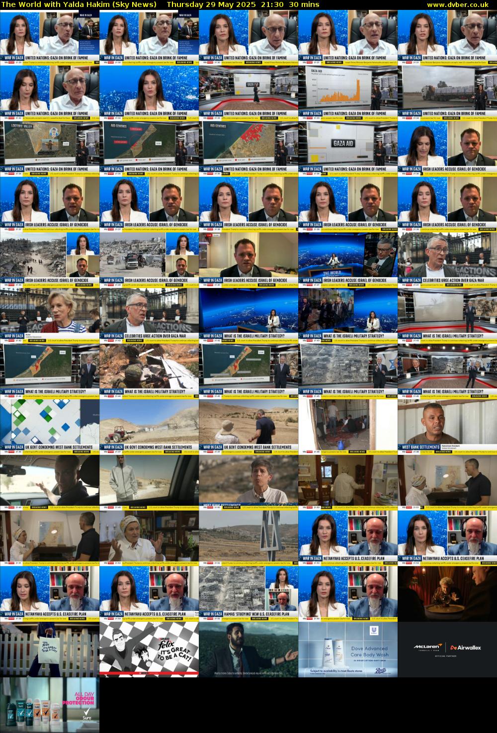 The World with Yalda Hakim (Sky News) Thursday 29 May 2025 21:30 - 22:00