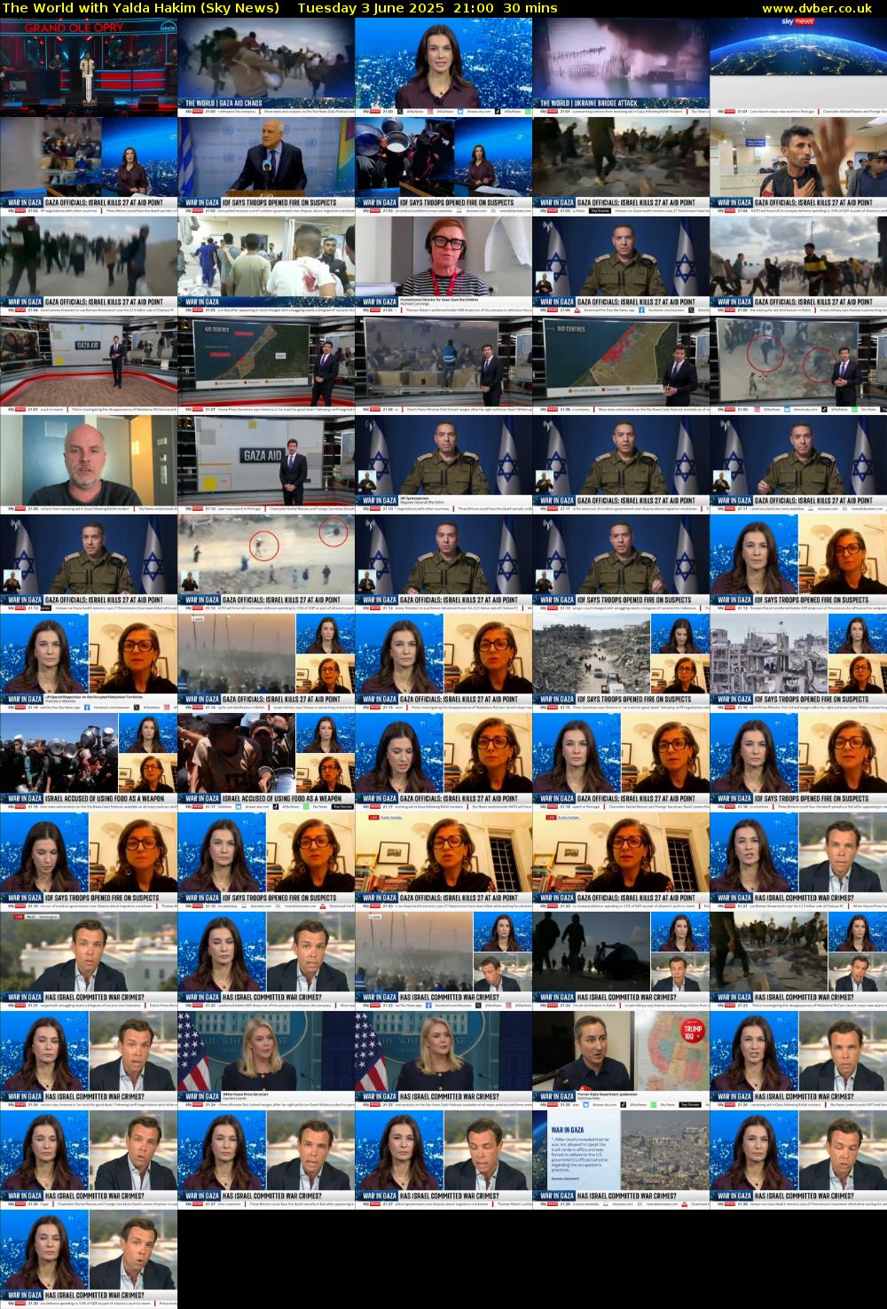 The World with Yalda Hakim (Sky News) Tuesday 3 June 2025 21:00 - 21:30