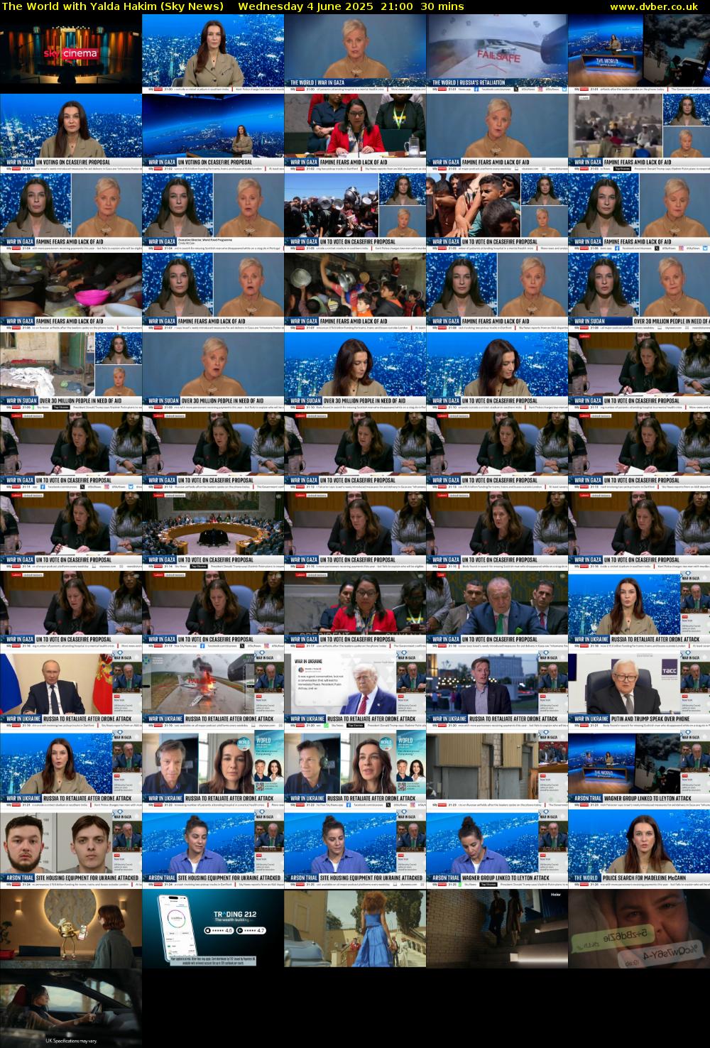 The World with Yalda Hakim (Sky News) Wednesday 4 June 2025 21:00 - 21:30