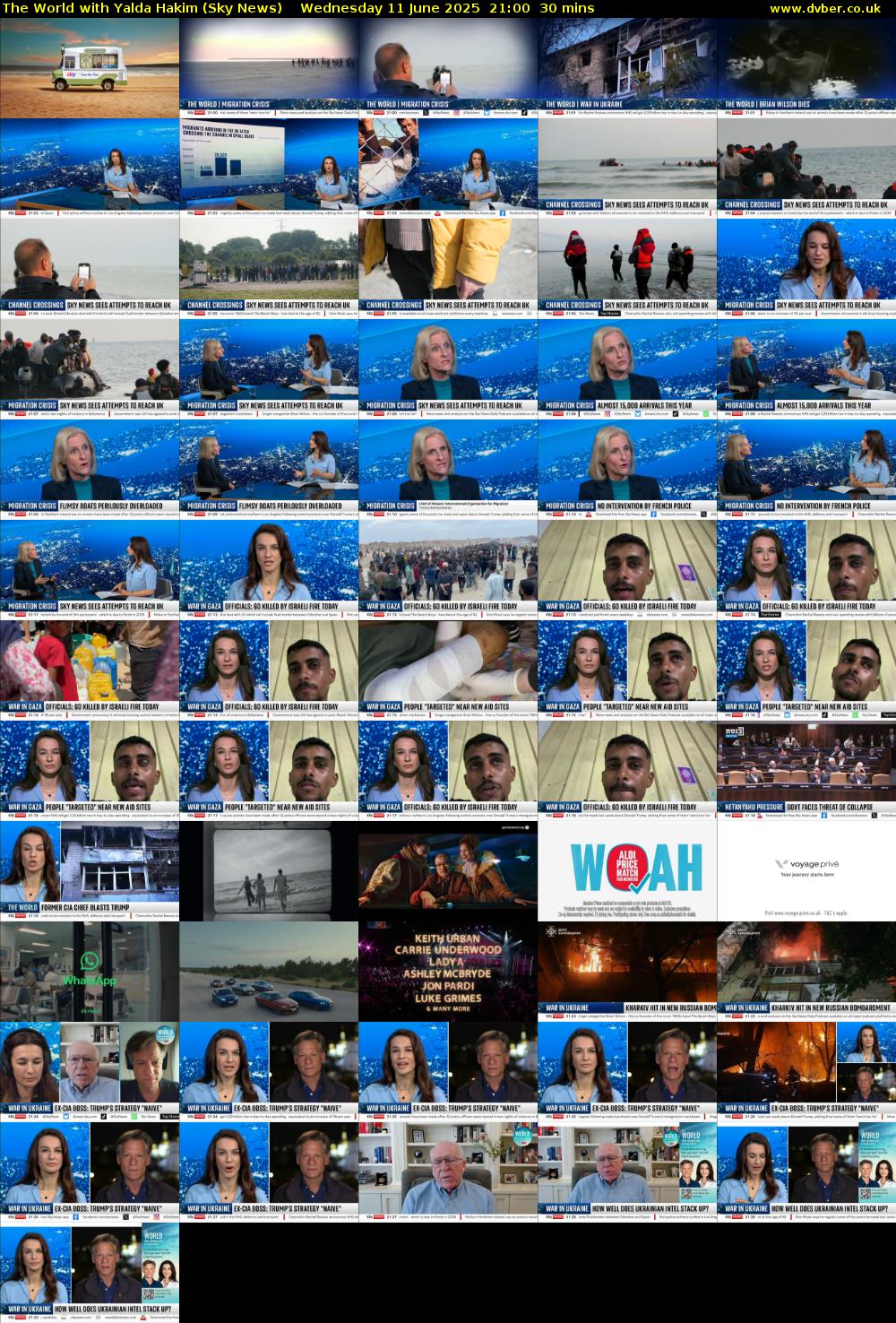 The World with Yalda Hakim (Sky News) Wednesday 11 June 2025 21:00 - 21:30