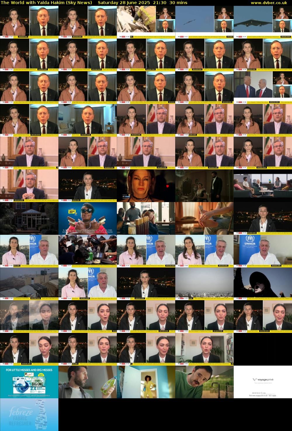 The World with Yalda Hakim (Sky News) Saturday 28 June 2025 21:30 - 22:00