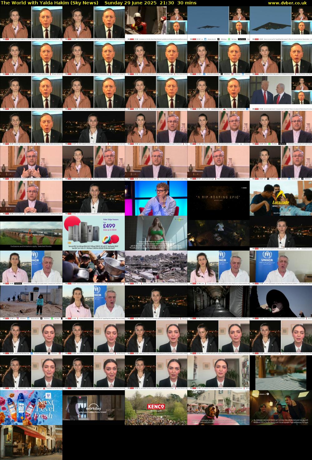 The World with Yalda Hakim (Sky News) Sunday 29 June 2025 21:30 - 22:00