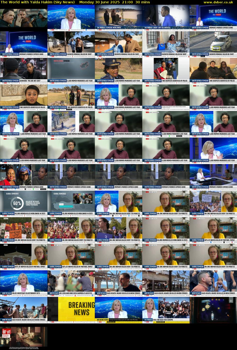 The World with Yalda Hakim (Sky News) Monday 30 June 2025 21:00 - 21:30