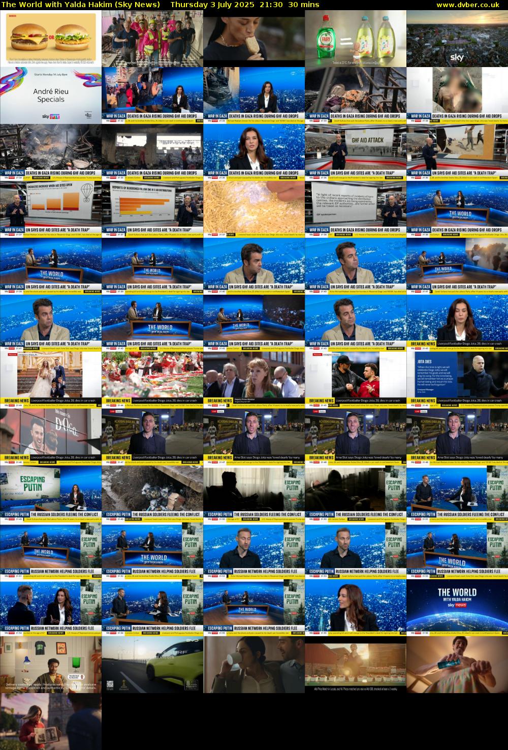 The World with Yalda Hakim (Sky News) Thursday 3 July 2025 21:30 - 22:00
