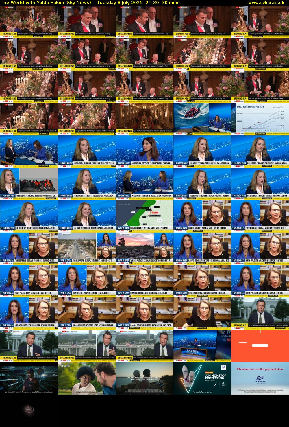 The World with Yalda Hakim (Sky News) Tuesday 8 July 2025 21:30 - 22:00