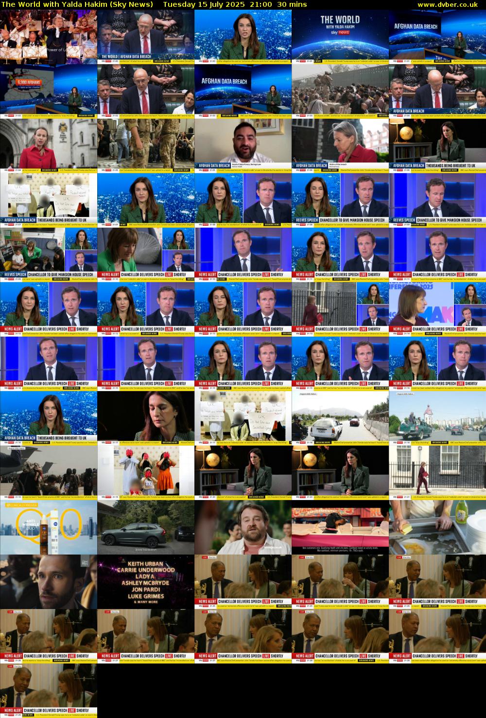 The World with Yalda Hakim (Sky News) Tuesday 15 July 2025 21:00 - 21:30