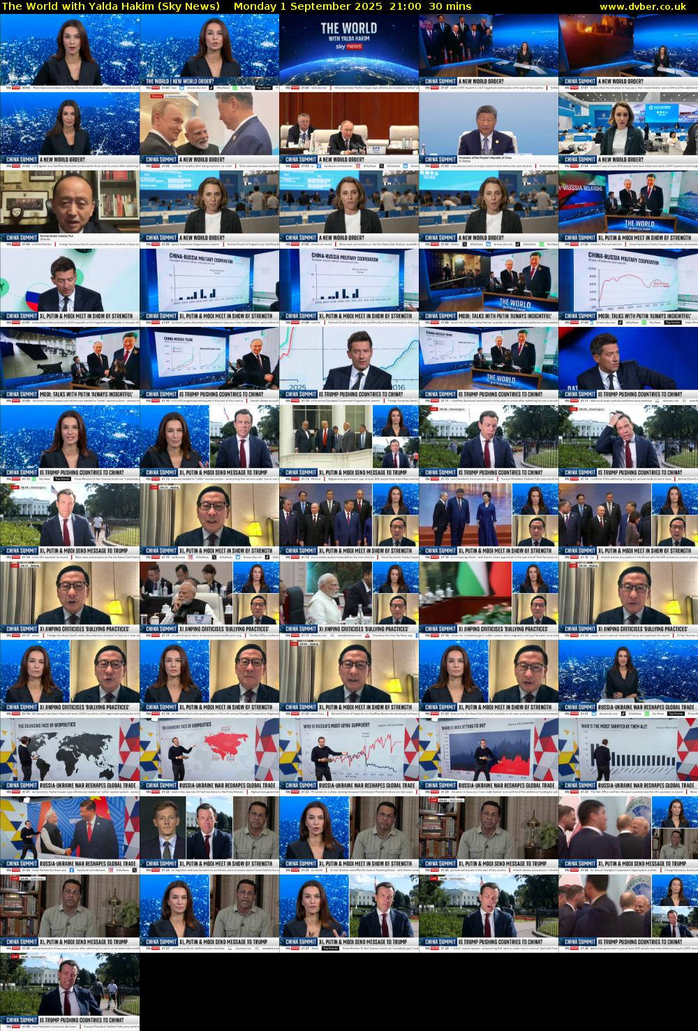 The World with Yalda Hakim (Sky News) Monday 1 September 2025 21:00 - 21:30