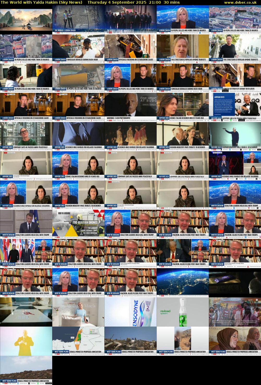 The World with Yalda Hakim (Sky News) Thursday 4 September 2025 21:00 - 21:30