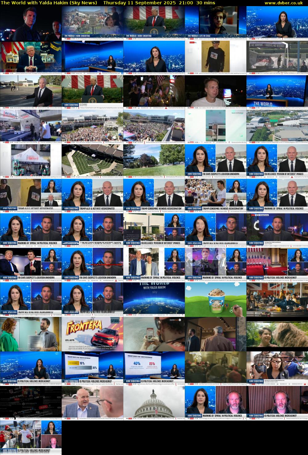 The World with Yalda Hakim (Sky News) Thursday 11 September 2025 21:00 - 21:30