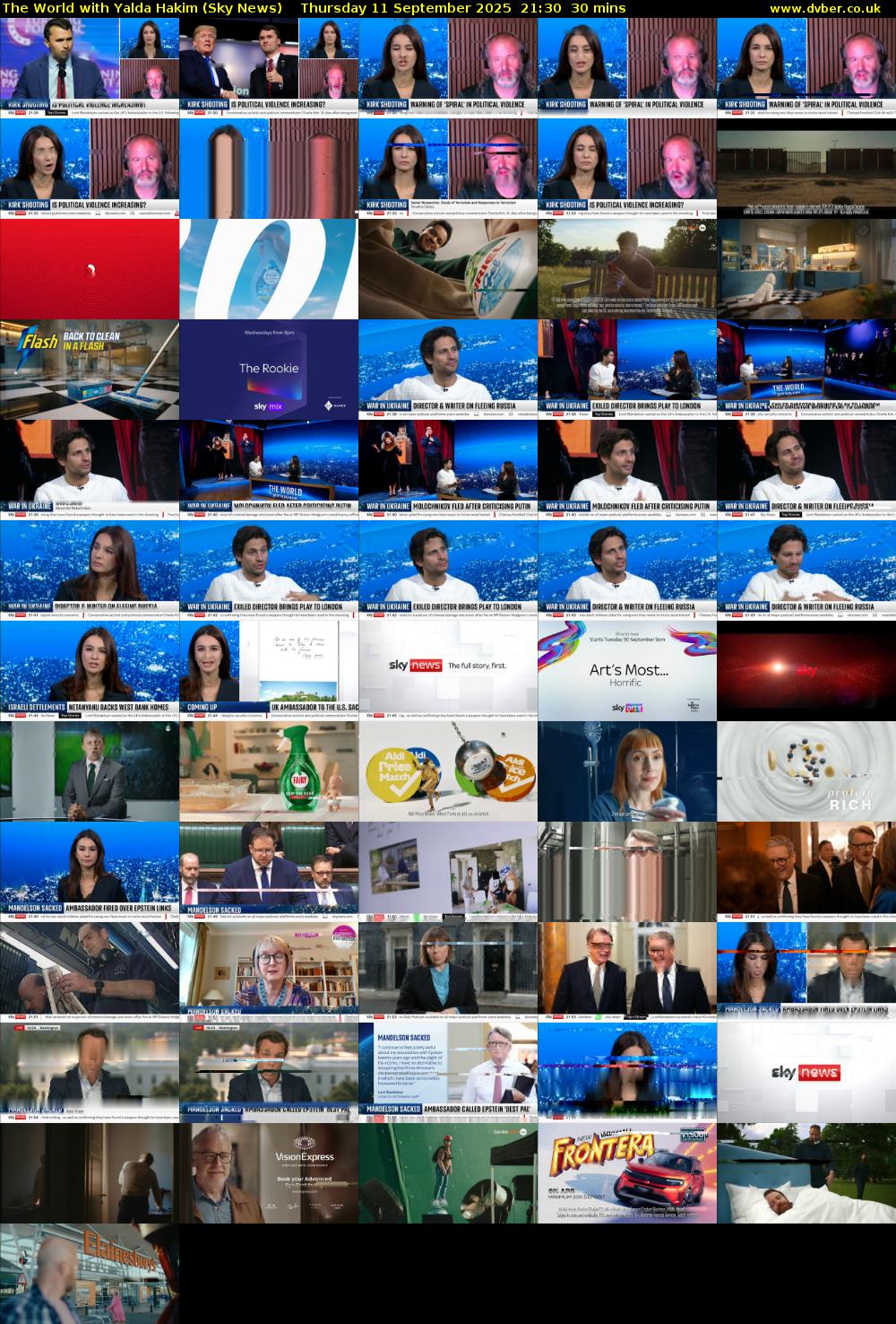 The World with Yalda Hakim (Sky News) Thursday 11 September 2025 21:30 - 22:00