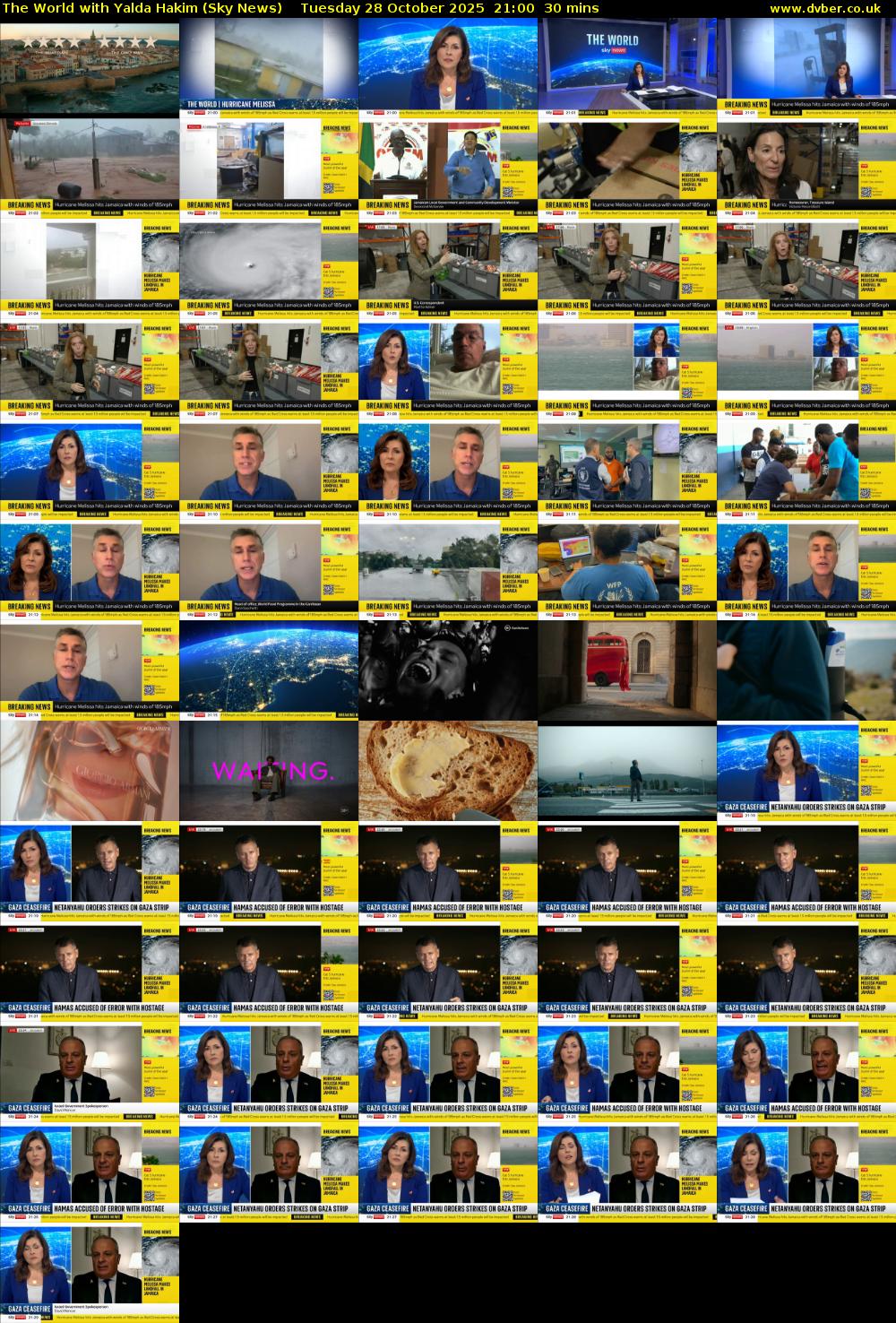 The World with Yalda Hakim (Sky News) Tuesday 28 October 2025 21:00 - 21:30