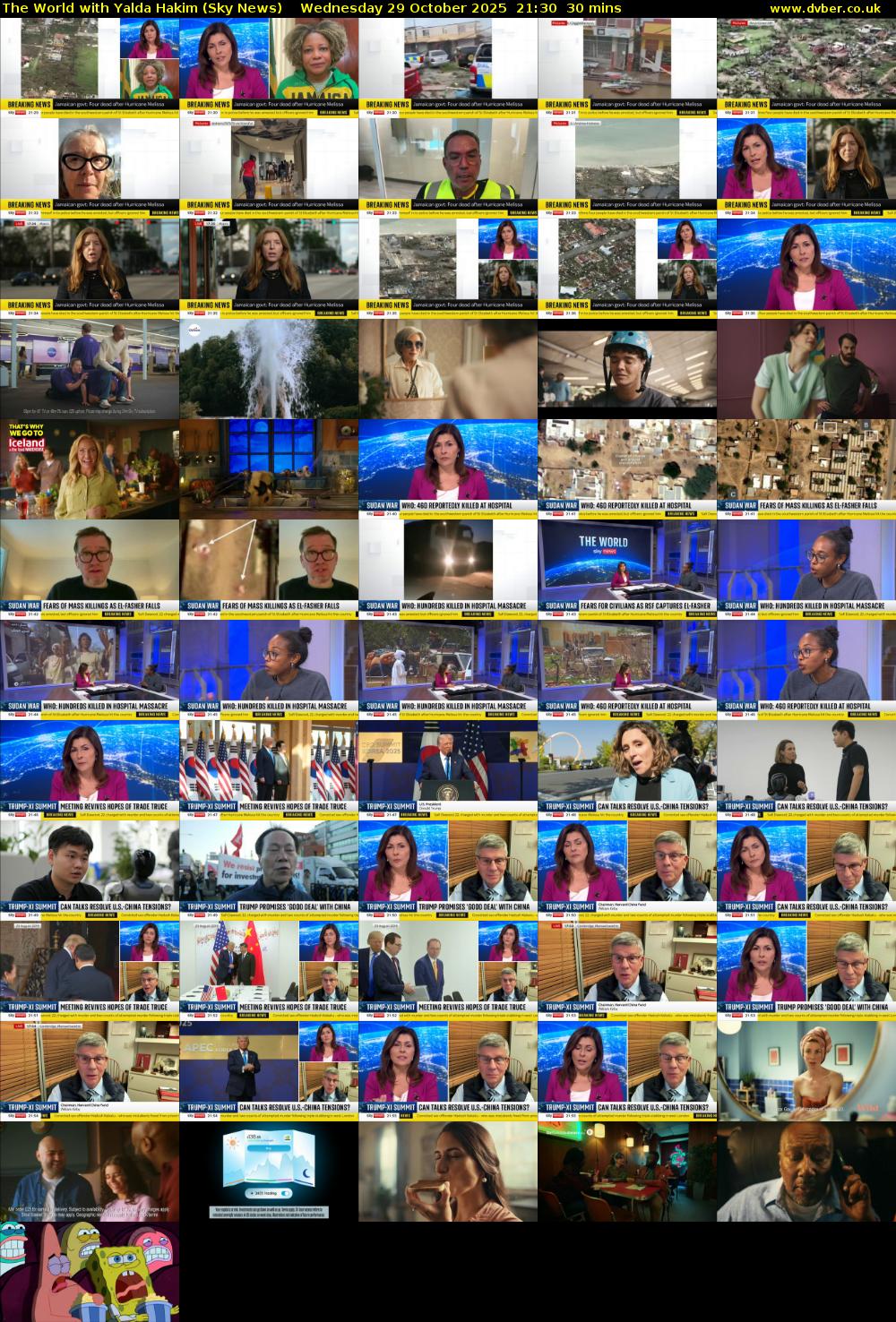 The World with Yalda Hakim (Sky News) Wednesday 29 October 2025 21:30 - 22:00