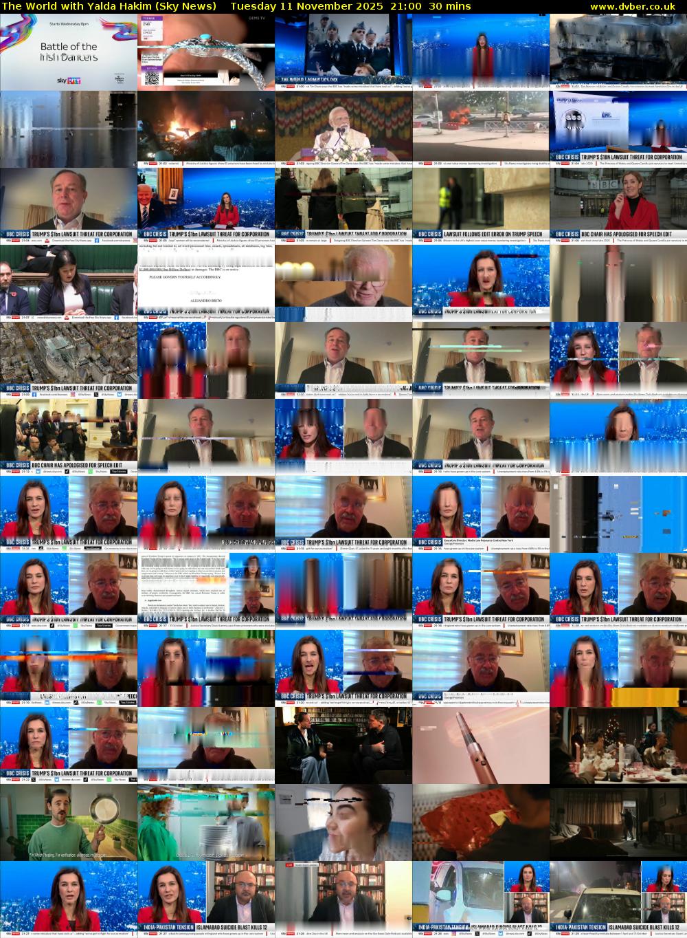 The World with Yalda Hakim (Sky News) Tuesday 11 November 2025 21:00 - 21:30