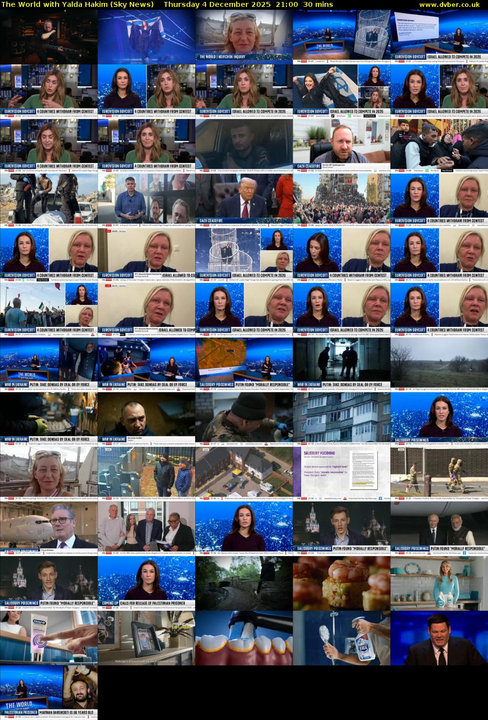 The World with Yalda Hakim (Sky News) Thursday 4 December 2025 21:00 - 21:30