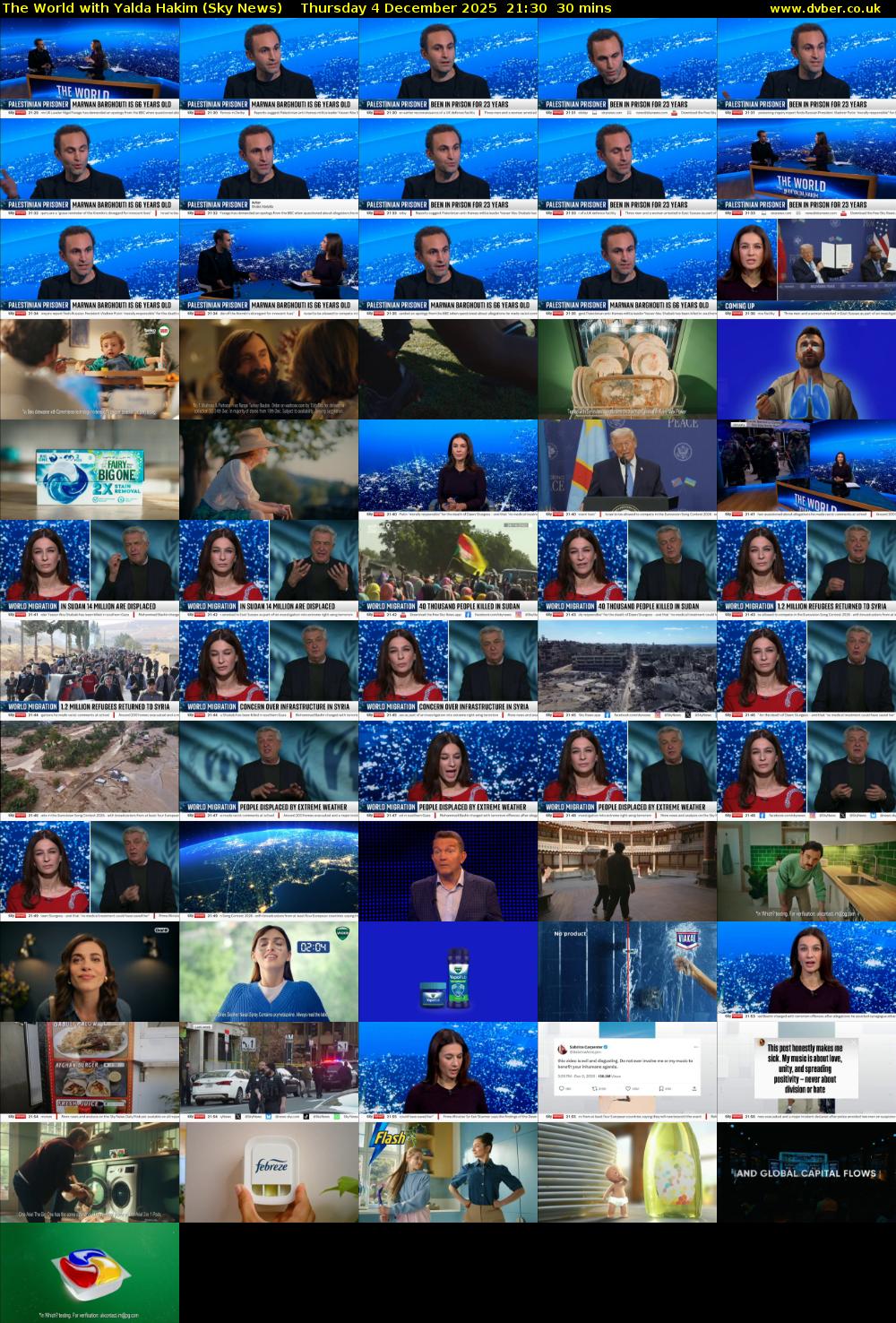 The World with Yalda Hakim (Sky News) Thursday 4 December 2025 21:30 - 22:00