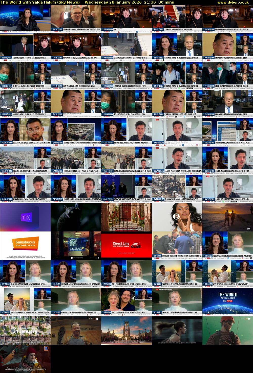 The World with Yalda Hakim (Sky News) Wednesday 28 January 2026 21:30 - 22:00
