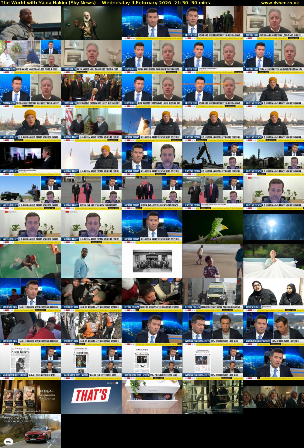 The World with Yalda Hakim (Sky News) Wednesday 4 February 2026 21:30 - 22:00