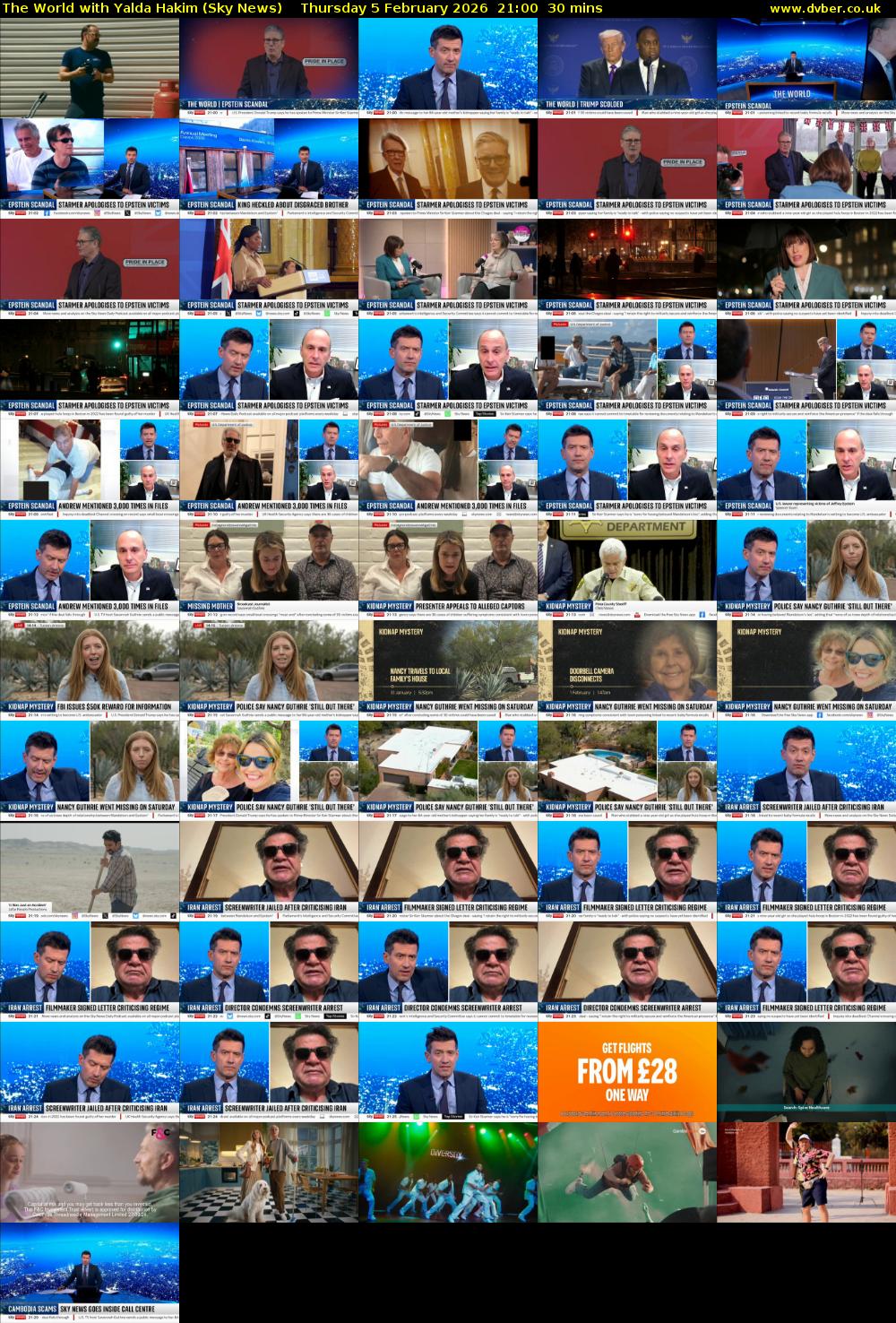 The World with Yalda Hakim (Sky News) Thursday 5 February 2026 21:00 - 21:30