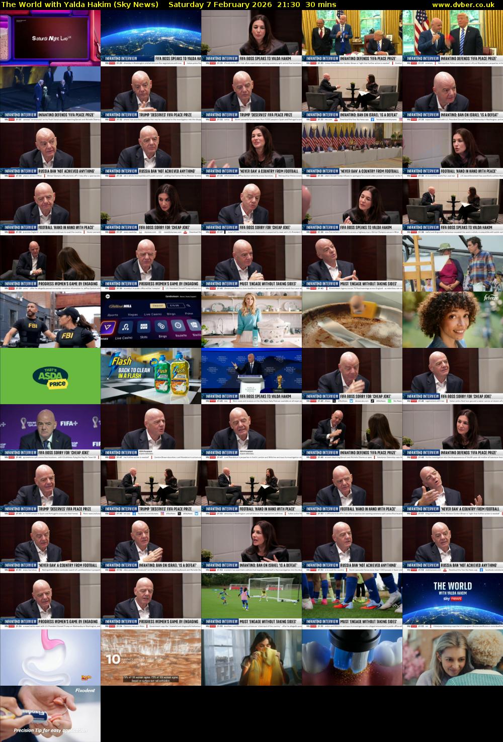 The World with Yalda Hakim (Sky News) Saturday 7 February 2026 21:30 - 22:00