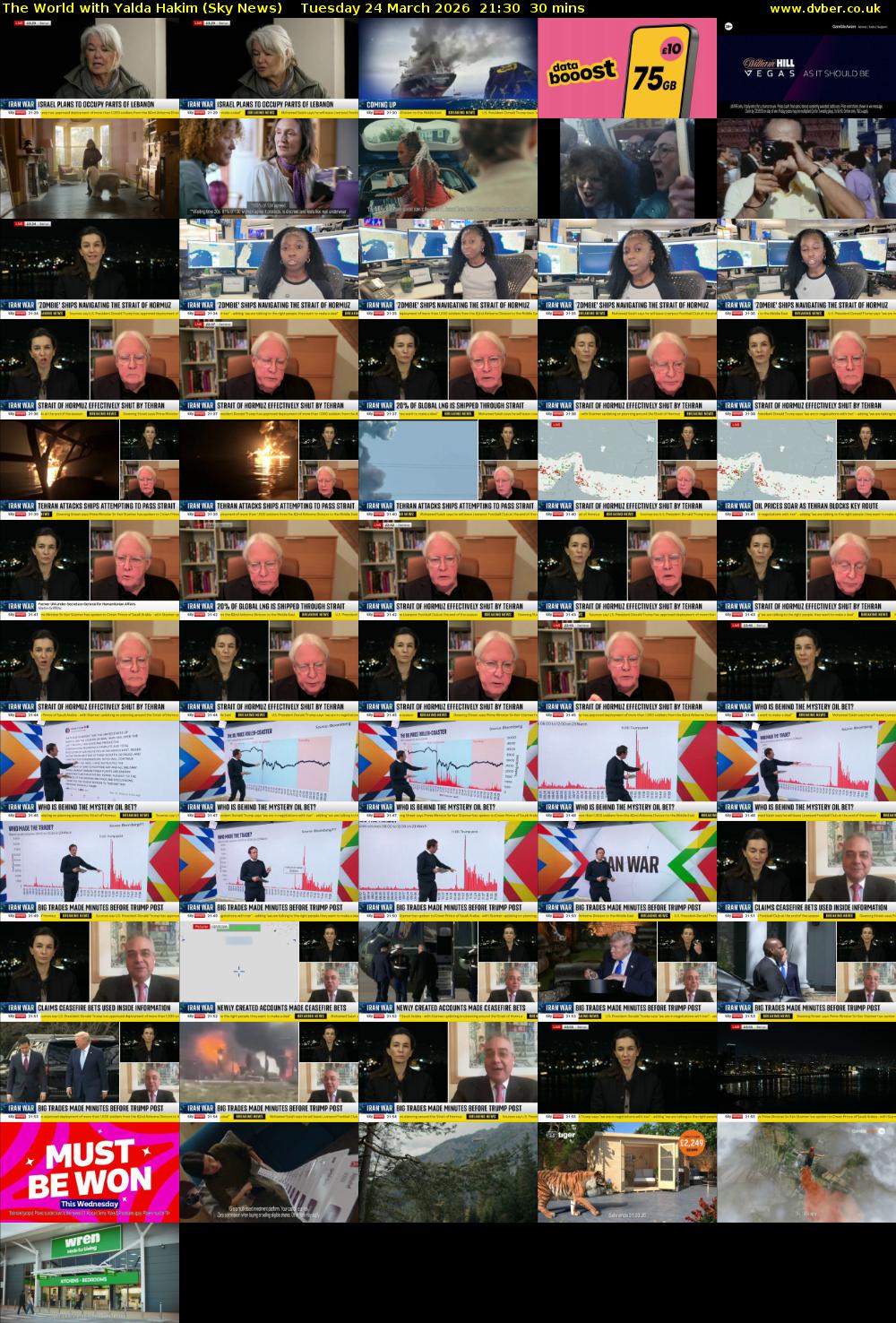 The World with Yalda Hakim (Sky News) Tuesday 24 March 2026 21:30 - 22:00