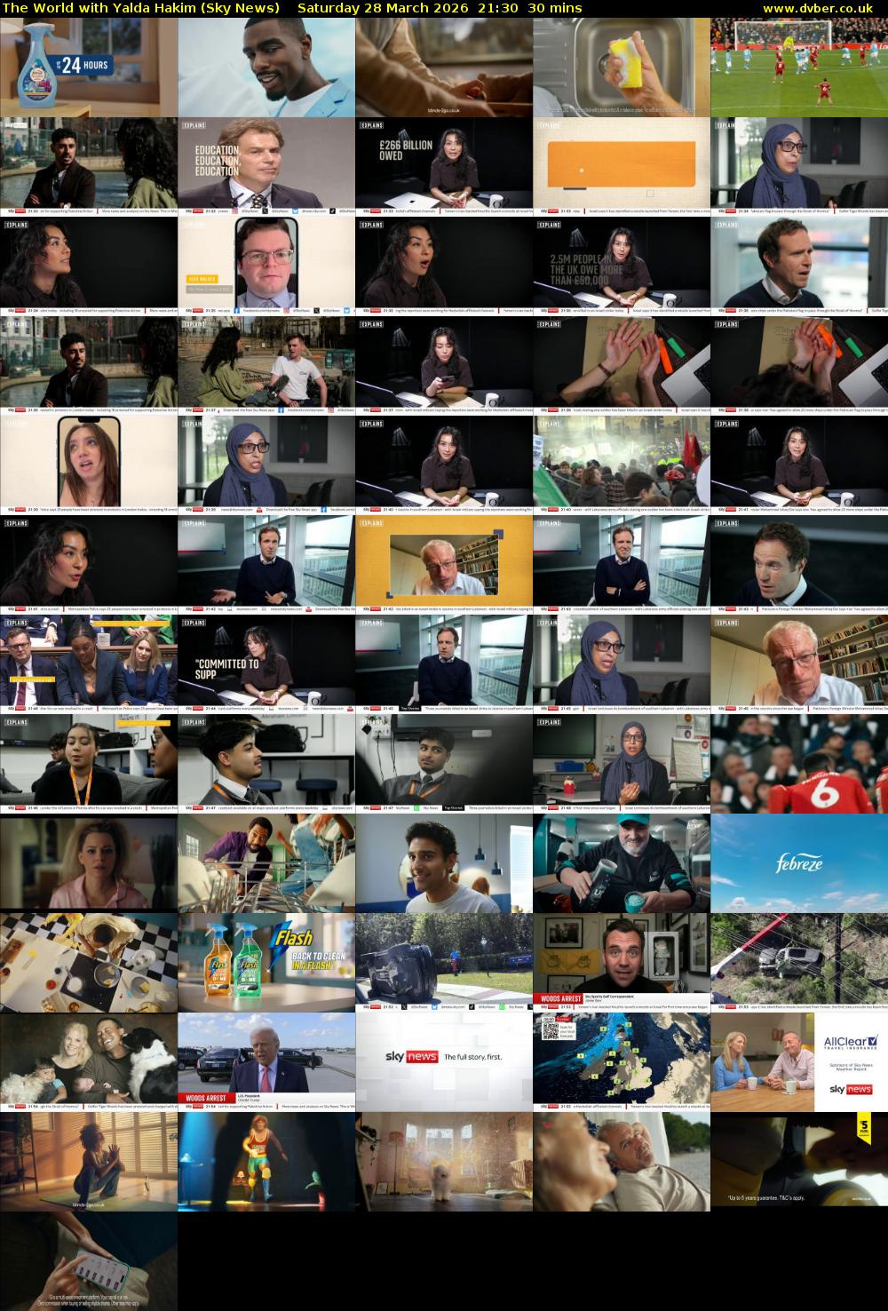 The World with Yalda Hakim (Sky News) Saturday 28 March 2026 21:30 - 22:00