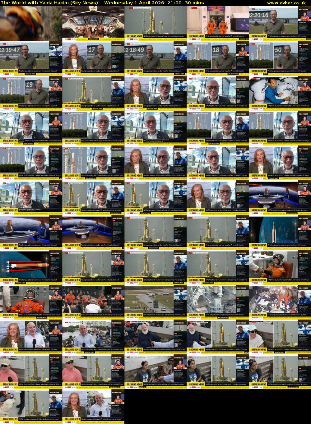 The World with Yalda Hakim (Sky News) Wednesday 1 April 2026 21:00 - 21:30