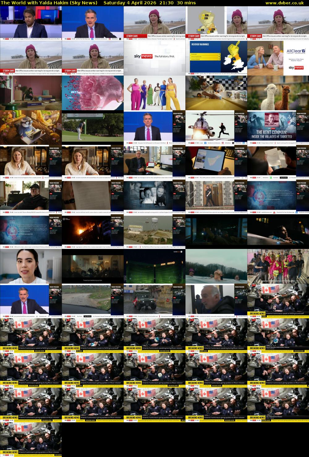 The World with Yalda Hakim (Sky News) Saturday 4 April 2026 21:30 - 22:00