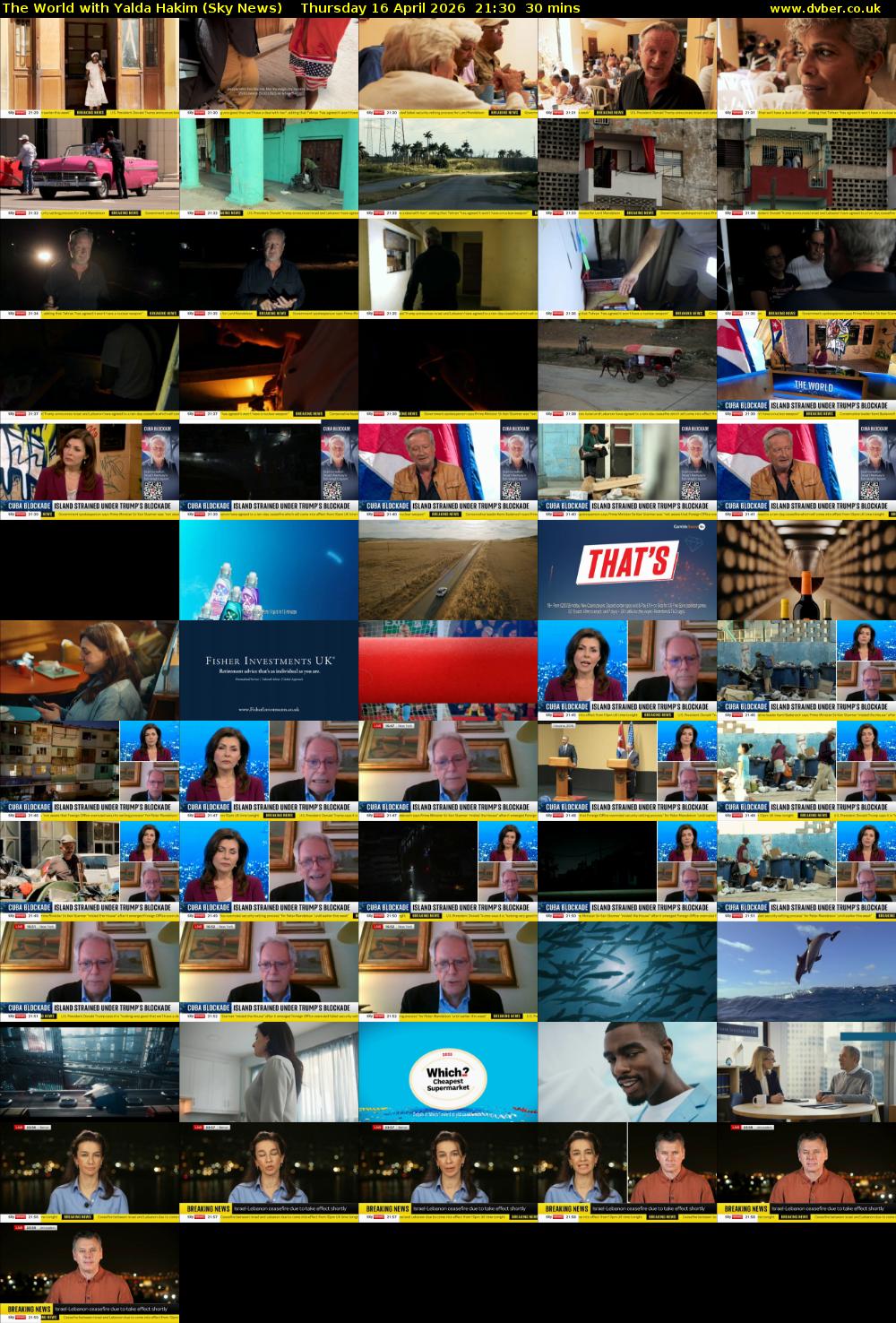 The World with Yalda Hakim (Sky News) Thursday 16 April 2026 21:30 - 22:00