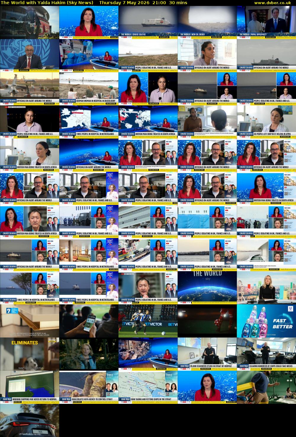 The World with Yalda Hakim (Sky News) Thursday 7 May 2026 21:00 - 21:30