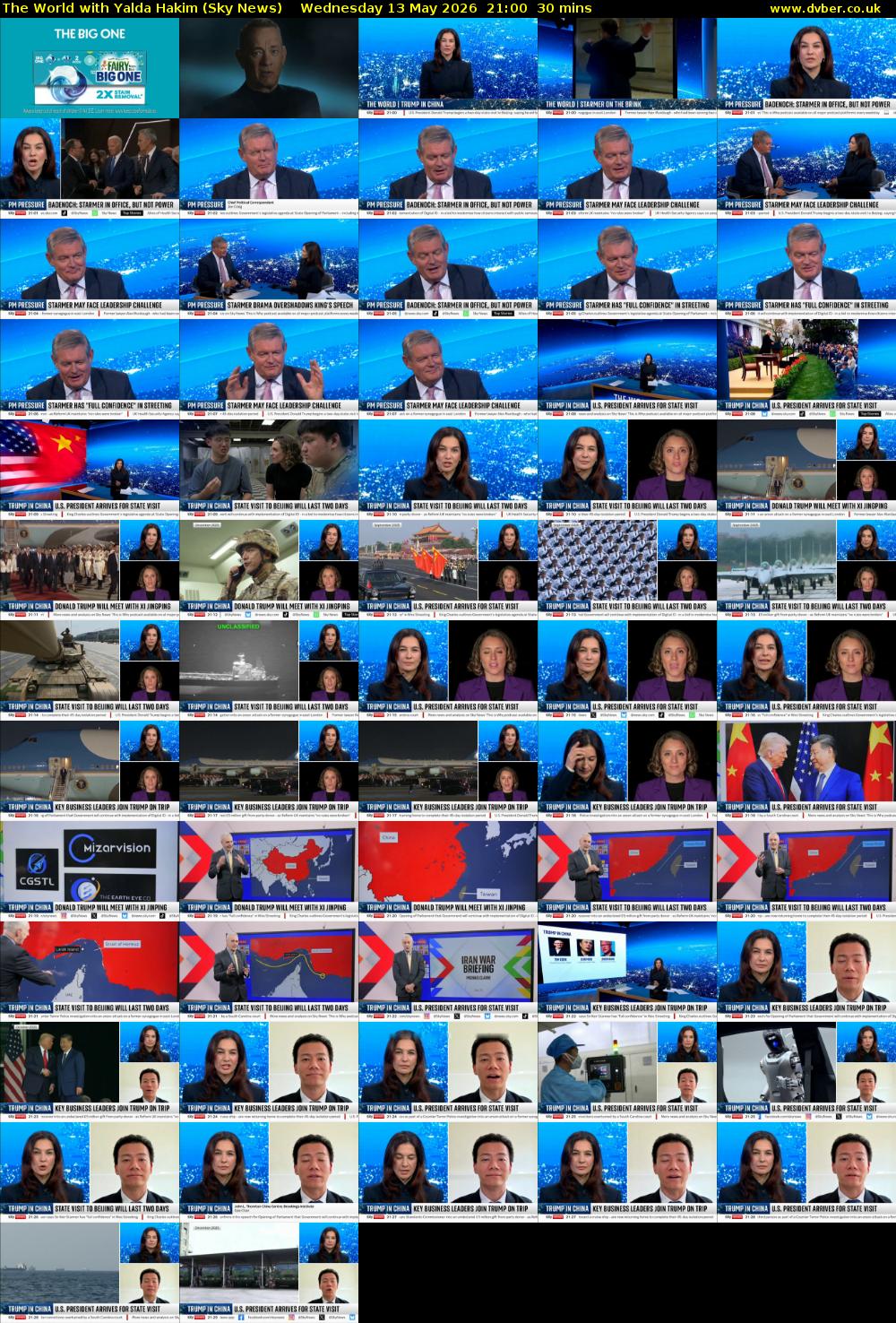 The World with Yalda Hakim (Sky News) Wednesday 13 May 2026 21:00 - 21:30