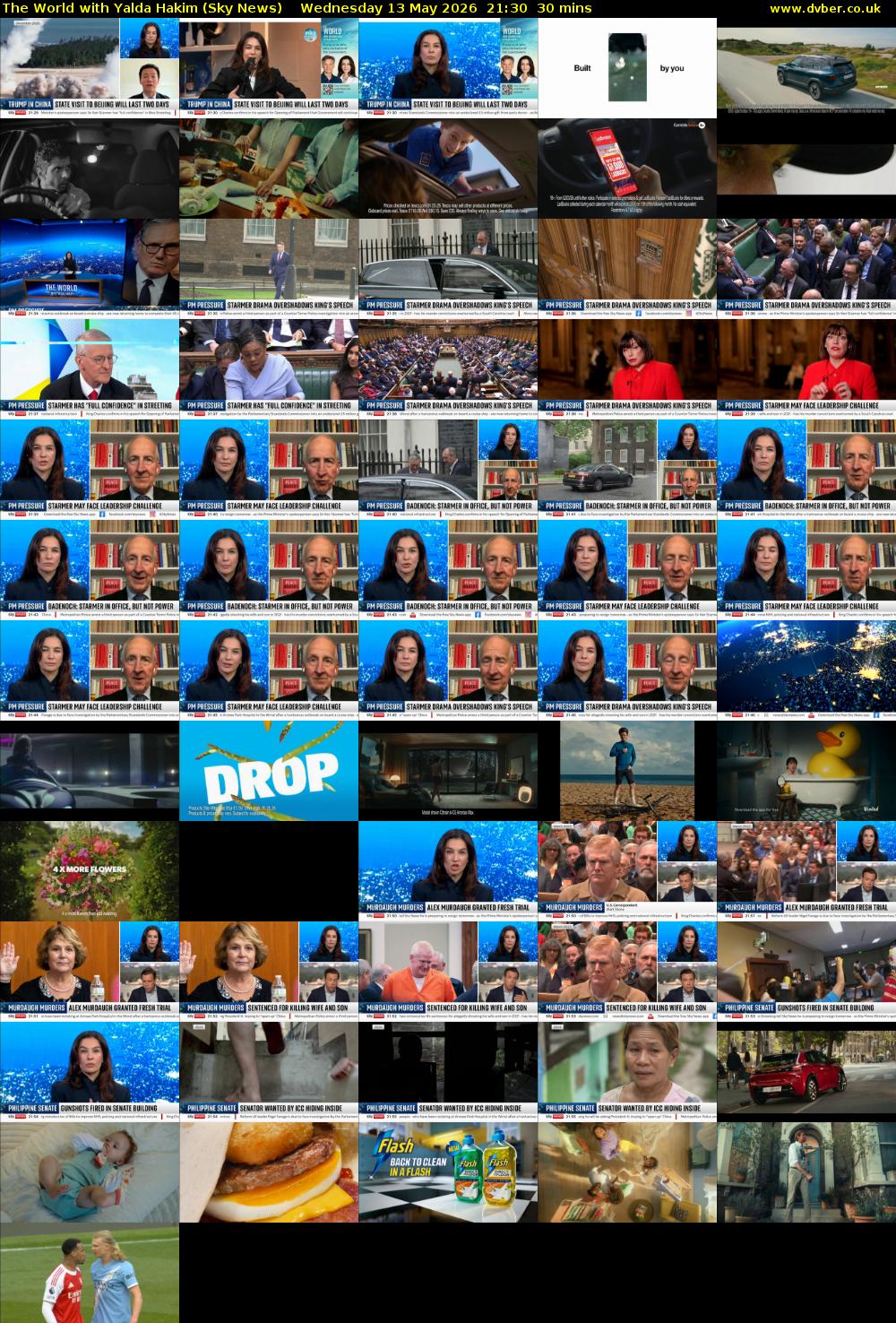 The World with Yalda Hakim (Sky News) Wednesday 13 May 2026 21:30 - 22:00