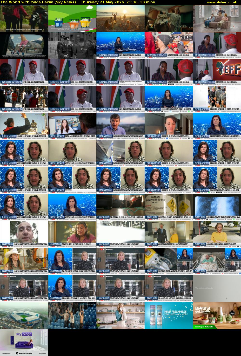 The World with Yalda Hakim (Sky News) Thursday 21 May 2026 21:30 - 22:00