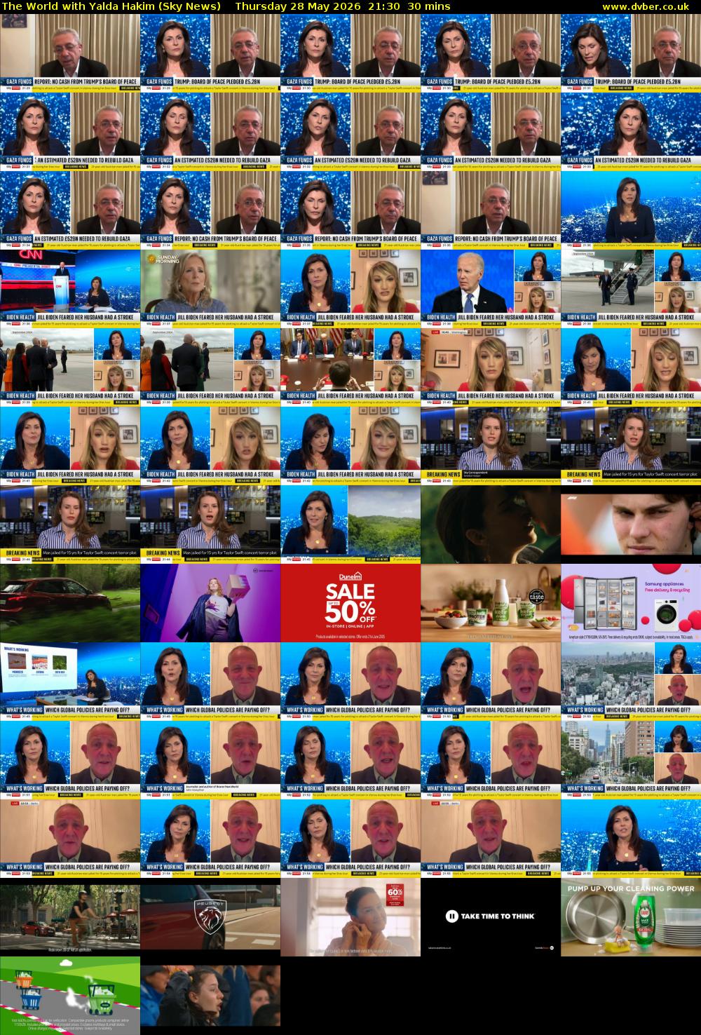 The World with Yalda Hakim (Sky News) Thursday 28 May 2026 21:30 - 22:00