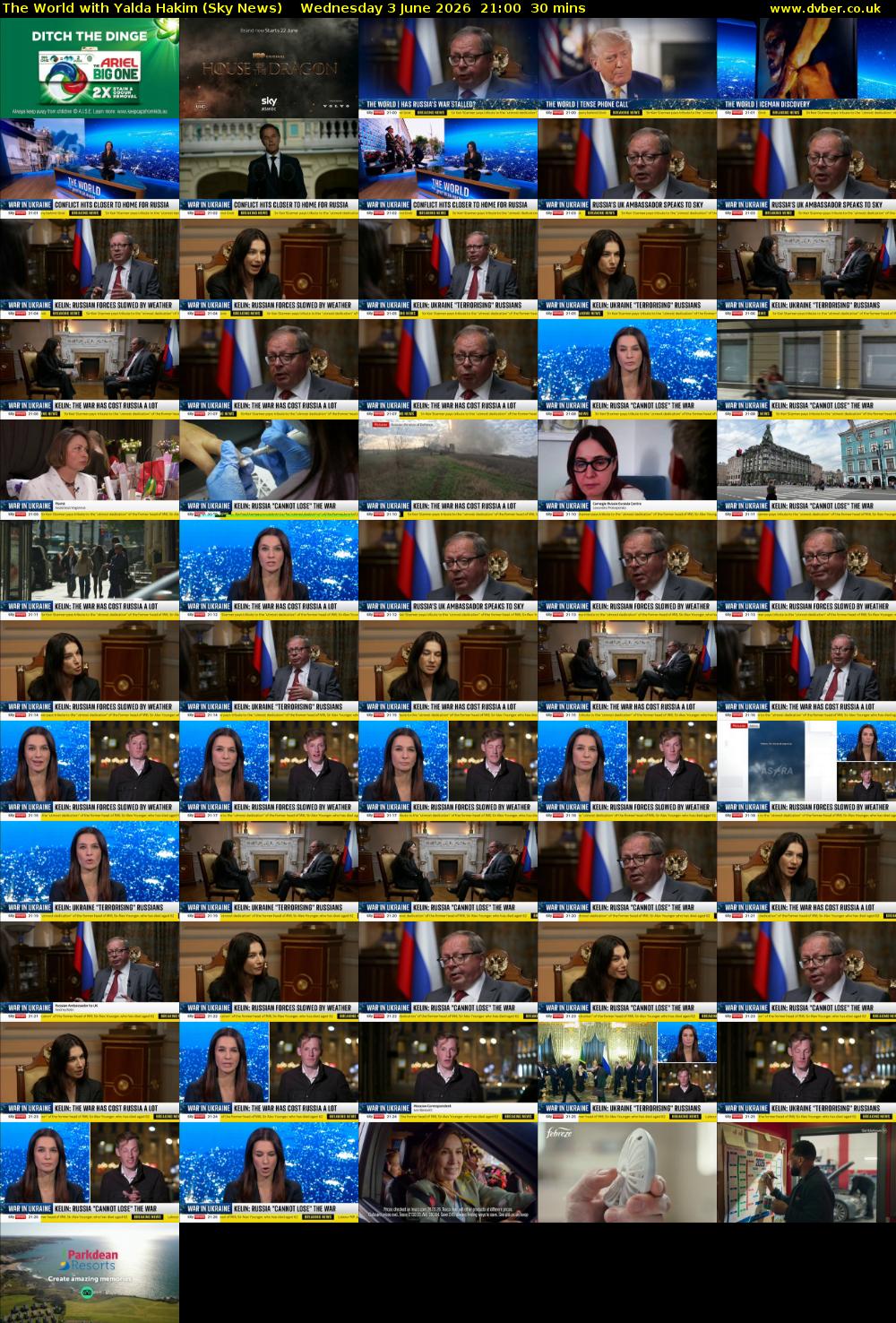 The World with Yalda Hakim (Sky News) Wednesday 3 June 2026 21:00 - 21:30