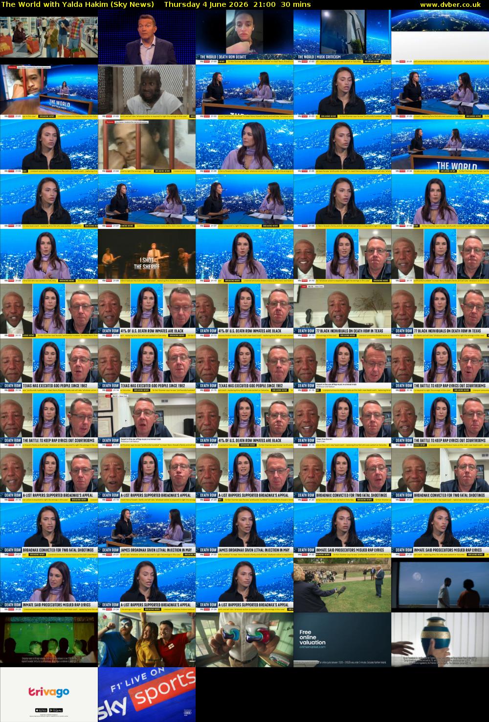 The World with Yalda Hakim (Sky News) Thursday 4 June 2026 21:00 - 21:30