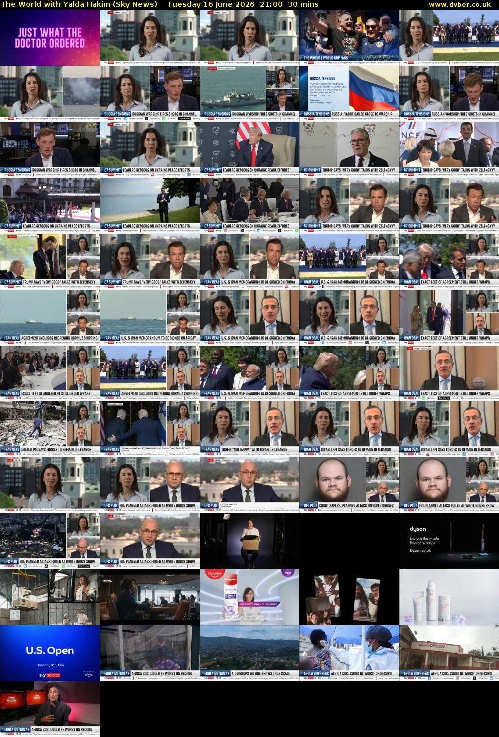 The World with Yalda Hakim (Sky News) Tuesday 16 June 2026 21:00 - 21:30