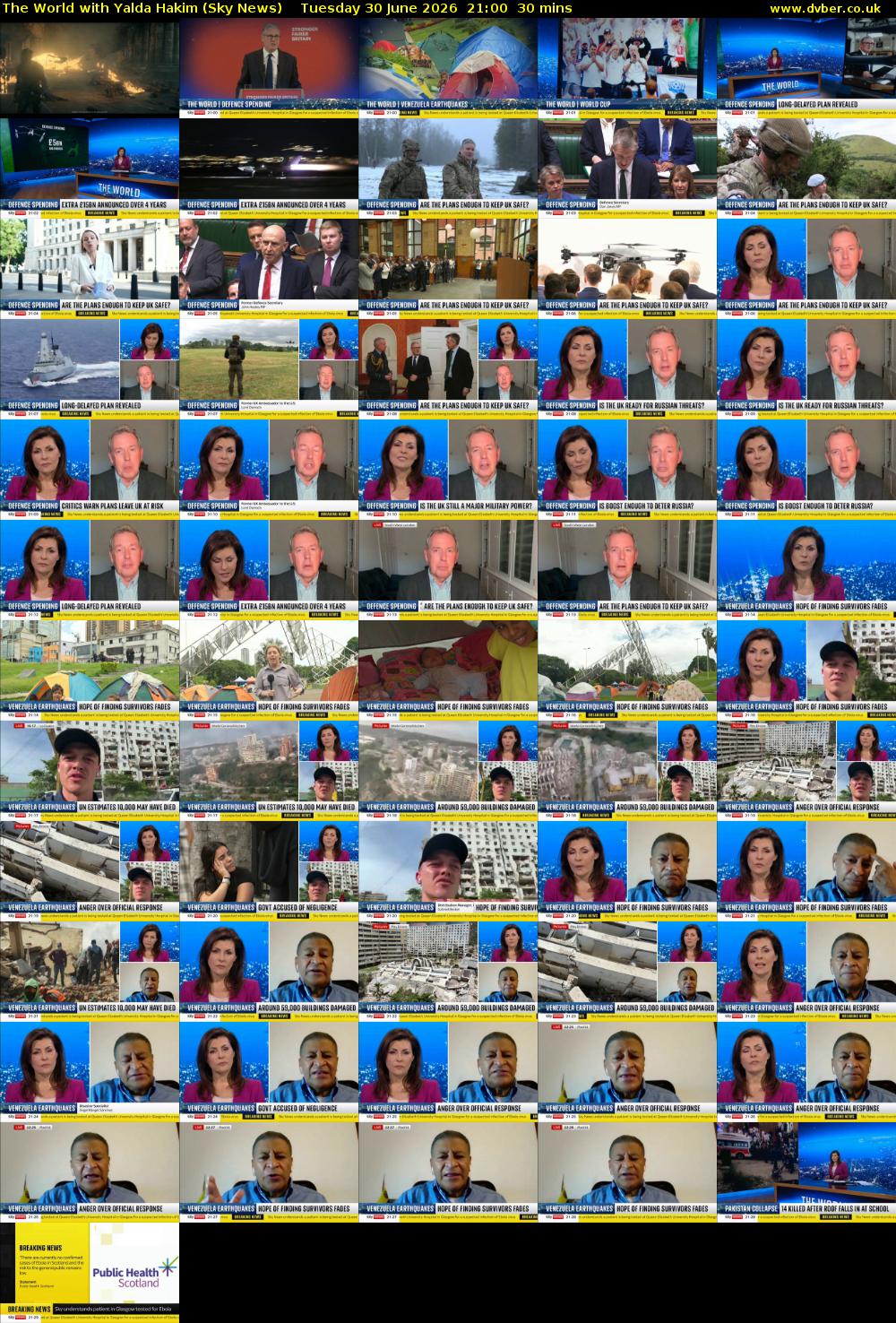 The World with Yalda Hakim (Sky News) Tuesday 30 June 2026 21:00 - 21:30