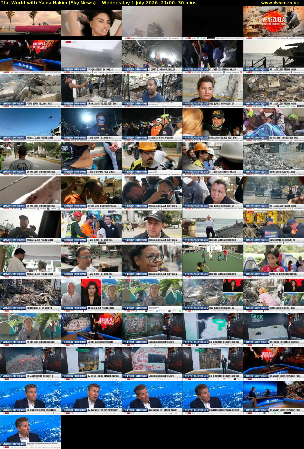 The World with Yalda Hakim (Sky News) Wednesday 1 July 2026 21:00 - 21:30