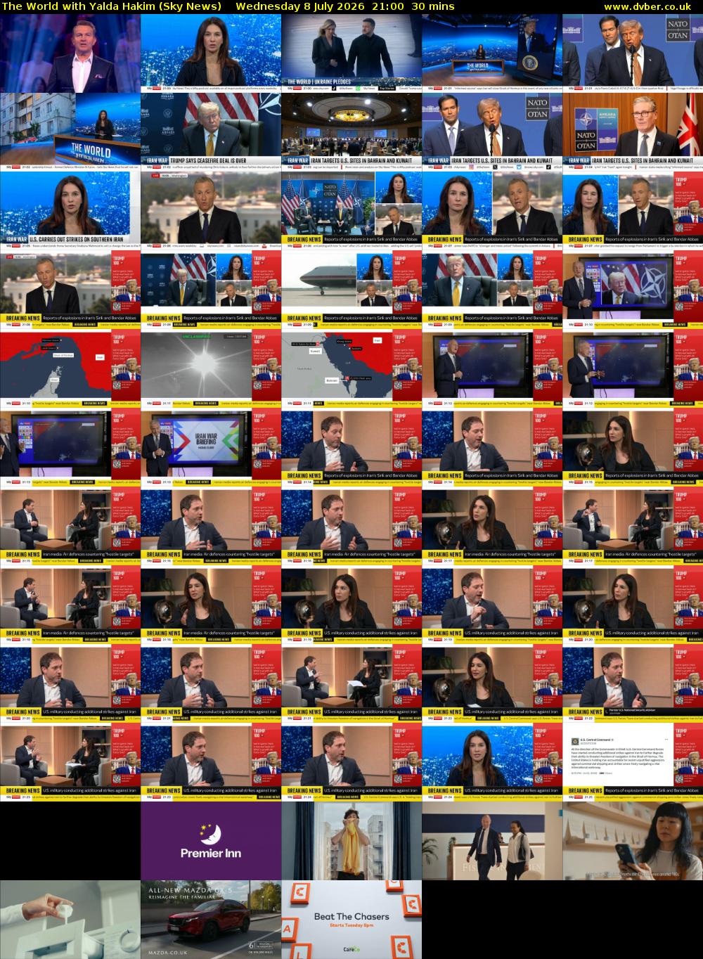 The World with Yalda Hakim (Sky News) Wednesday 8 July 2026 21:00 - 21:30