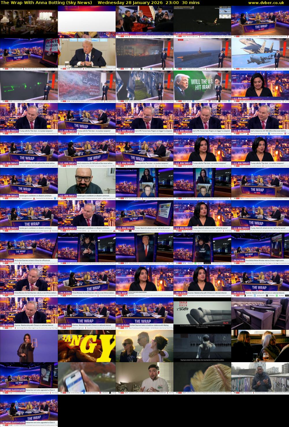 The Wrap With Anna Botting (Sky News) Wednesday 28 January 2026 23:00 - 23:30