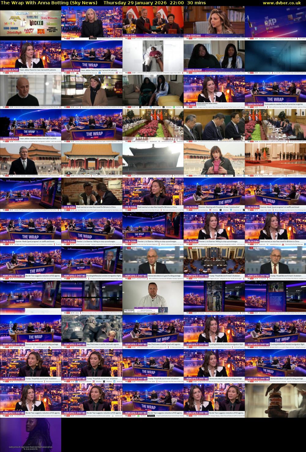 The Wrap With Anna Botting (Sky News) Thursday 29 January 2026 22:00 - 22:30