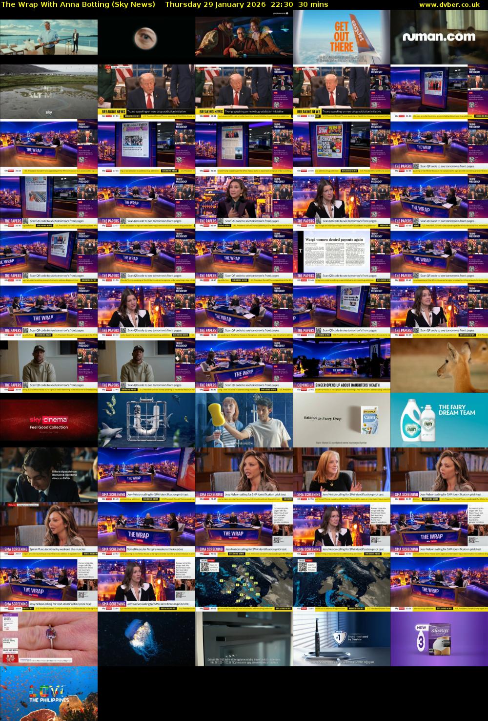 The Wrap With Anna Botting (Sky News) Thursday 29 January 2026 22:30 - 23:00