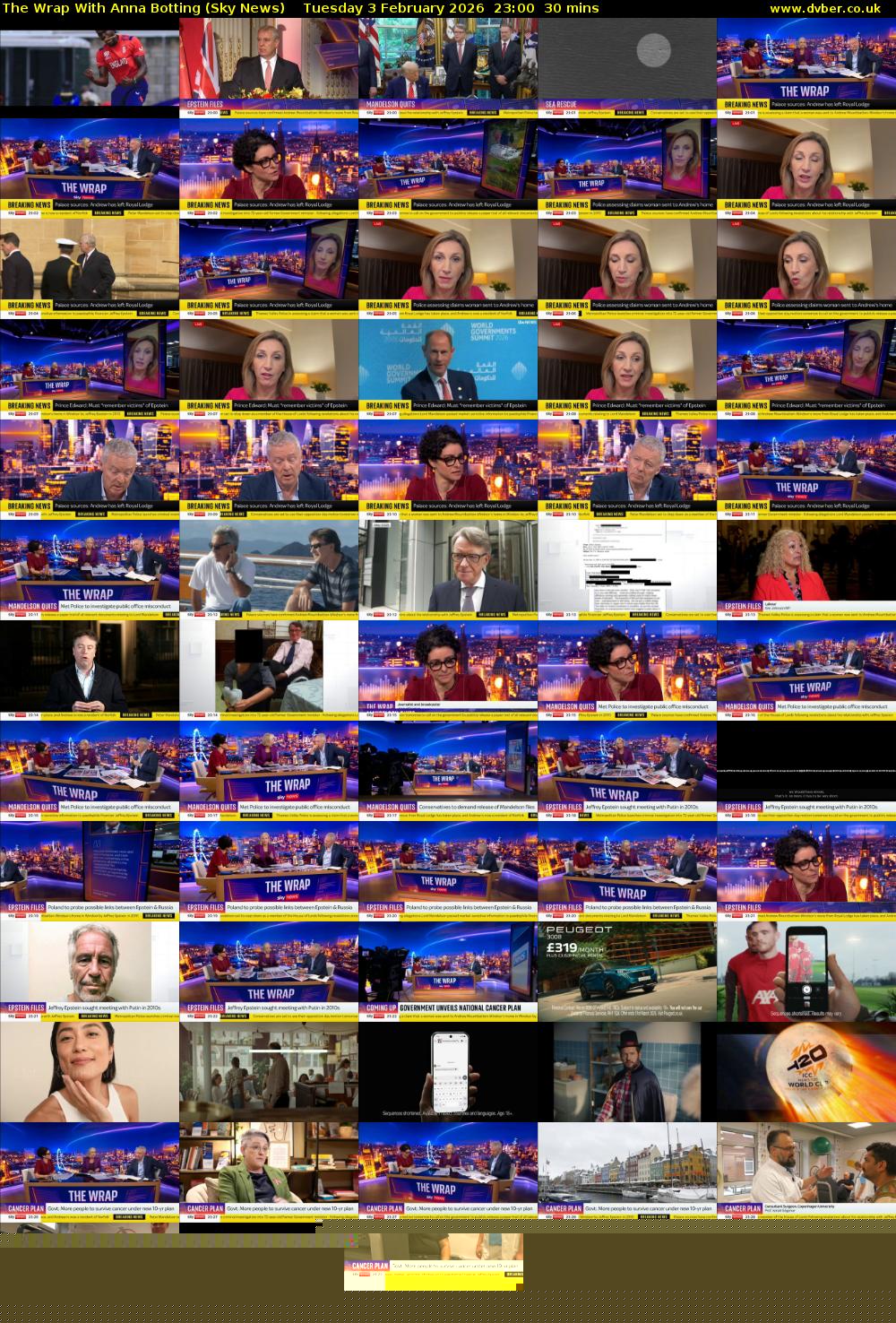 The Wrap With Anna Botting (Sky News) Tuesday 3 February 2026 23:00 - 23:30