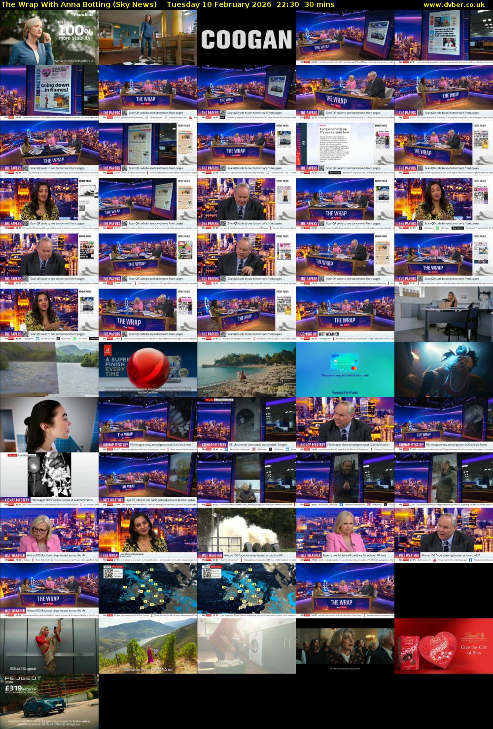 The Wrap With Anna Botting (Sky News) Tuesday 10 February 2026 22:30 - 23:00