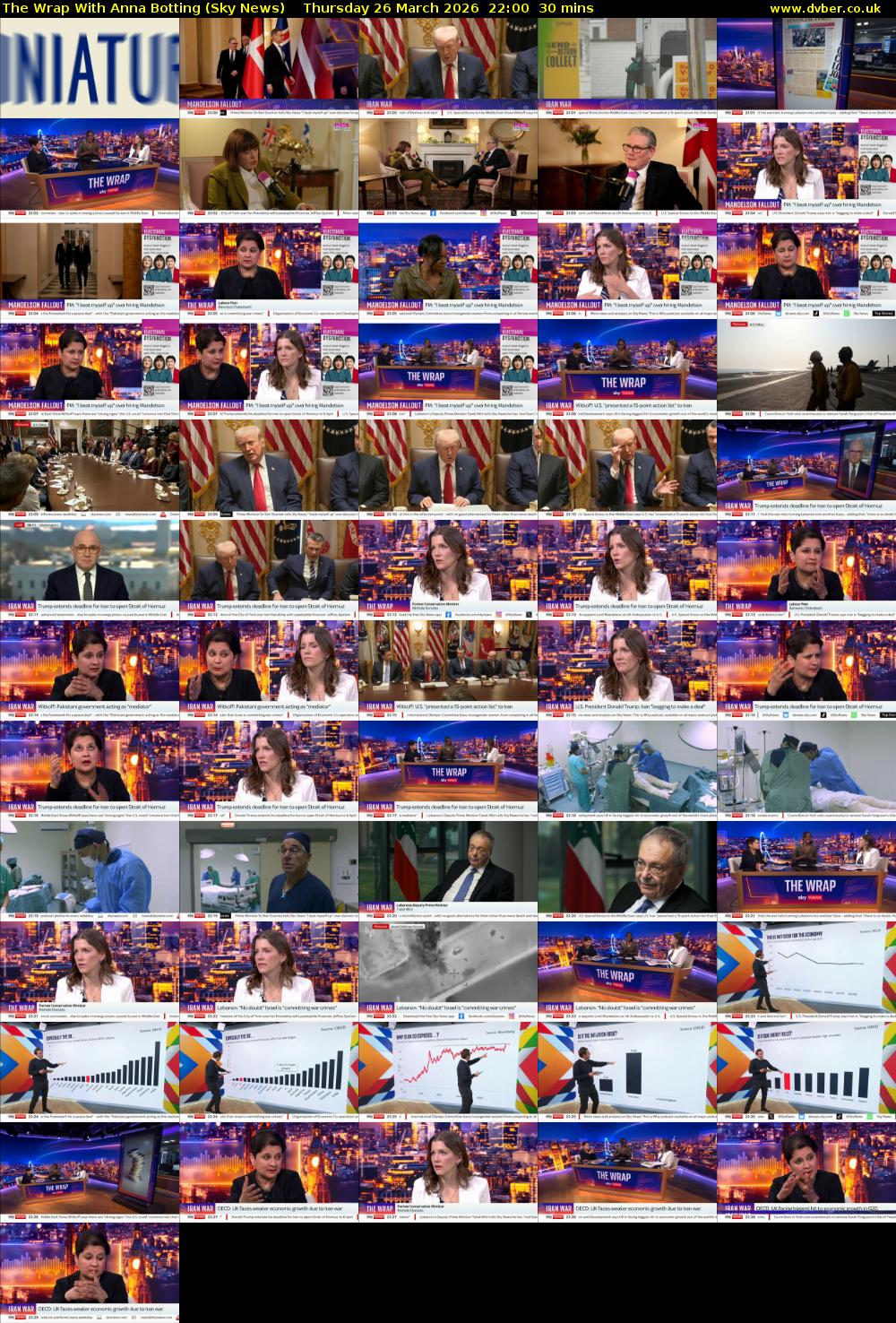 The Wrap With Anna Botting (Sky News) Thursday 26 March 2026 22:00 - 22:30