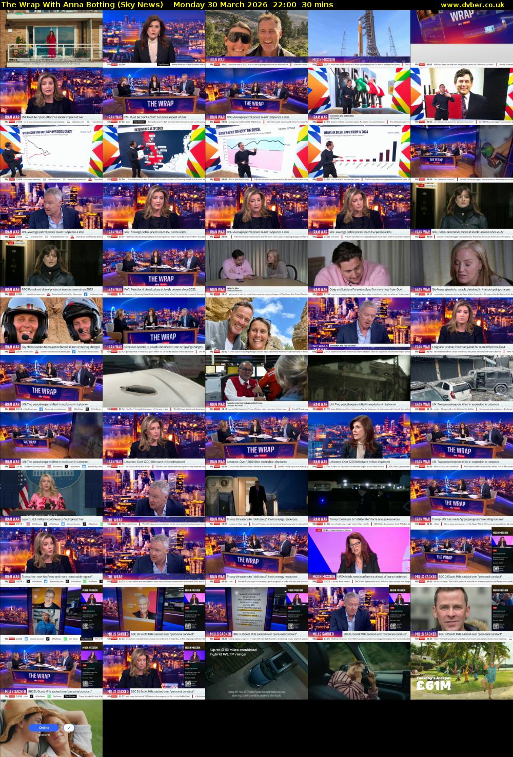The Wrap With Anna Botting (Sky News) Monday 30 March 2026 22:00 - 22:30