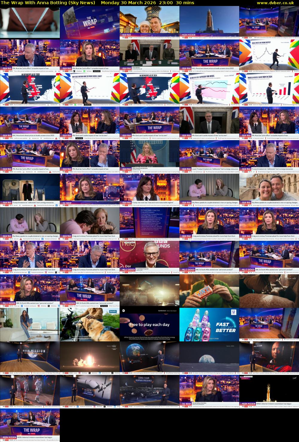 The Wrap With Anna Botting (Sky News) Monday 30 March 2026 23:00 - 23:30