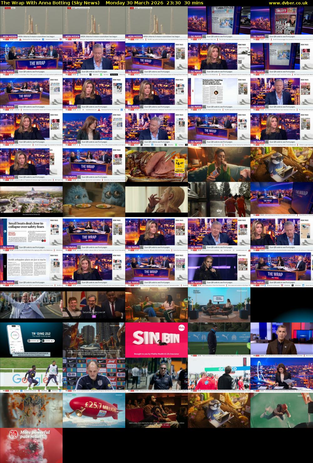 The Wrap With Anna Botting (Sky News) Monday 30 March 2026 23:30 - 00:00