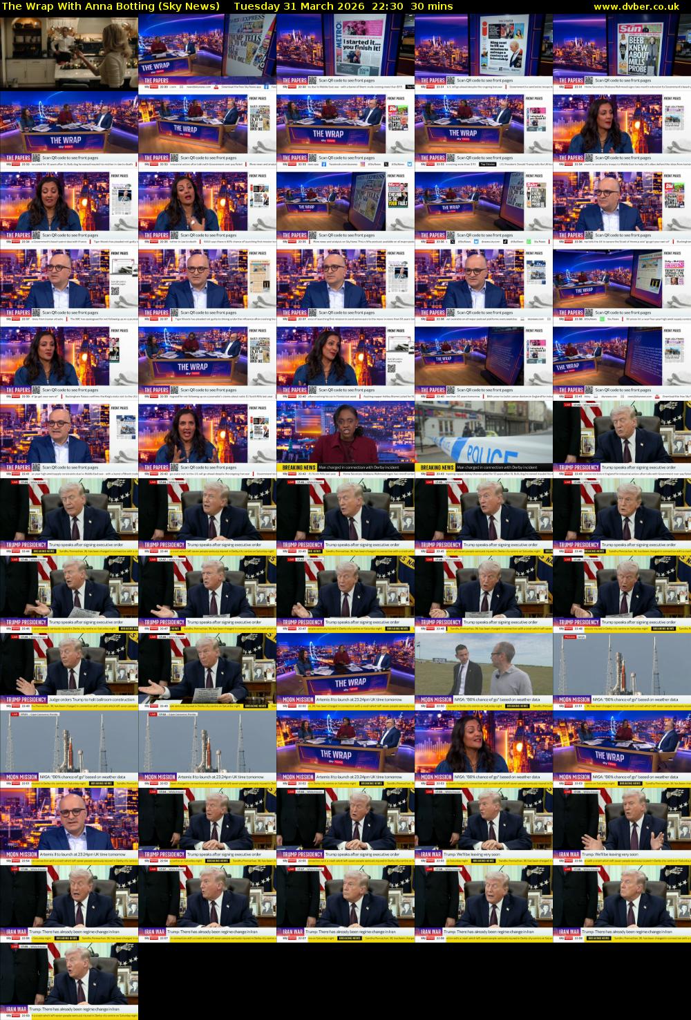 The Wrap With Anna Botting (Sky News) Tuesday 31 March 2026 22:30 - 23:00